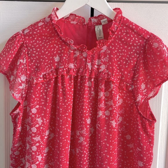 JOIE Babydoll Blouse Large - Picture 3 of 10